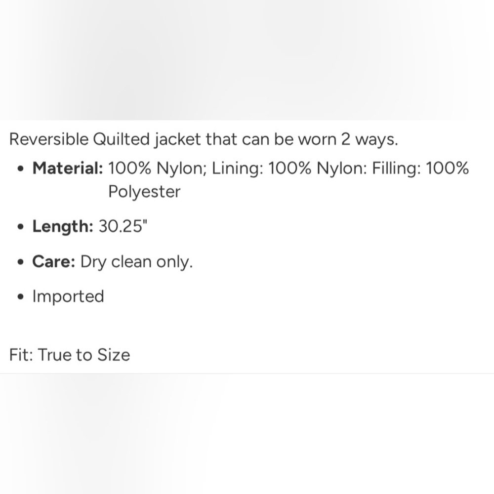 Reversible Quilted Jacket - Picture 6 of 6